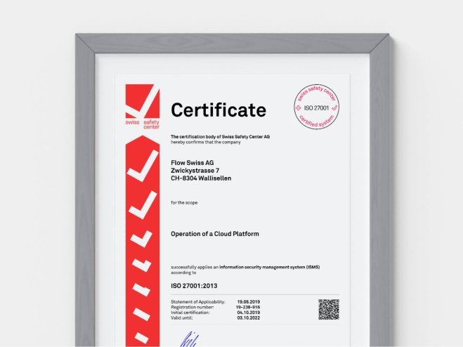 End-to-end ISO 27001 certified Cloud Platform